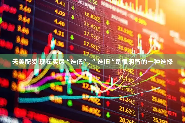 天美配资 现在买房“选低”, ”选旧“是很明智的一种选择